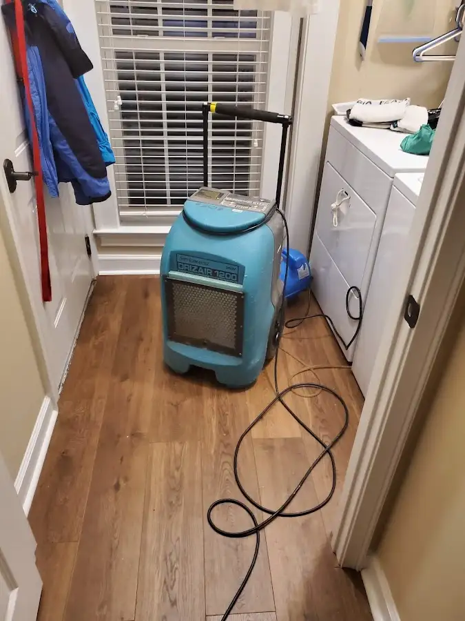 Commercial dehumidifier deployed for Crawl Space Restoration in Boston